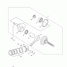 ZUMA 125 YW125ZW/YW125ZL Коленчатый вал & Поршень