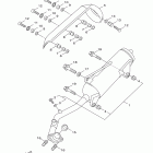 ZUMA 125 YW125ZW/YW125ZL Выхлопная система