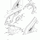 ZUMA 125 YW125ZW/YW125ZL БОКОВАЯ КРЫШКА