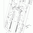 ZUMA 125 YW125ZW/YW125ZL Передняя вилка