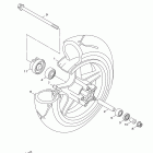 ZUMA 125 YW125ZW/YW125ZL Переднее колесо