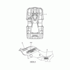 GRIZZLY 350 IRS 4WD YFM35FGIZL/YFM35FGIZG Наклейки