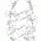 WOLVERINE 450 4WD YFM45FXZW Front suspension & wheel