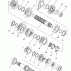 YFZ450X YFZ450XZL/YFZ450XZW ТРАНСМИССИЯ
