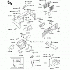 Mule 2510 4X4 (KAF620-A5) Frame fittings(cover)