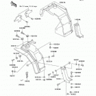 Mule 2510 Diesel (KAF950-A1) Переднее крыло(ья)