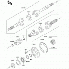 Mule 3000 (KAF620-G5) Drive shaft-rear(kaf620-g4 / g5)