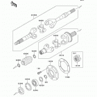 Mule 3010 4X4 (KAF620-E3) Drive shaft-rear(kaf620-e1-e3)