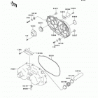 Mule 3010 4X4 (KAF620-E4) Converter cover / drive belt