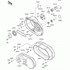 Mule 3010 Diesel 4X4 (KAF950-B1) Converter cover / drive belt