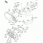 Mule 550 (KAF300-C7) Converter cover / drive belt