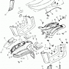 Mini DS 90 2-strokes Body cover, seat