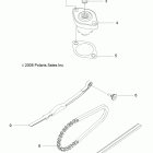A10VA17AA/AD RANGER RZR 170 Engine, tensioner, cam chain