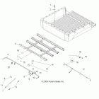 R10HR76AG/AR RANGER 6X6 800 EFI Body, box mounting