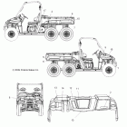 R10HR76AG/AR RANGER 6X6 800 EFI Наклейки