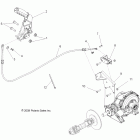 R10HR76AG/AR RANGER 6X6 800 EFI Brakes, park brake asm.