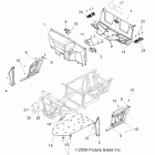 R10RH45AG/AH/AR RANGER 4X4 400 Body, floor and fenders