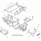 R10RH45AG/AH/AR RANGER 4X4 400 Chassis, frame and front bumper