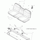 R10TH50AG/AR RANGER 4X4 500 EFI Body, seat and base