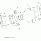 R10TH76/TY76 RANGER 4X4 800 EFI ALL OPTIONS Задние тормозные  колодки