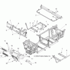 R10TH76/TY76 RANGER 4X4 800 EFI ALL OPTIONS Chassis, frame and front bumper