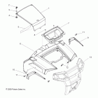 R10VH76AD/AG/AJ/AK/AT RANGER RZR 800 EFI Работа кузова, капота и переднего кузова