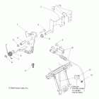 R10VH76AW/AO/AB RANGER RZR Двигатель, педаль газа