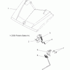 R10WH76AG/AH/AR/AV RANGER 4X4 800 EFI CREW Body, hood latch