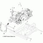 R10WH76AG/AH/AR/AV RANGER 4X4 800 EFI CREW Крепеж КПП