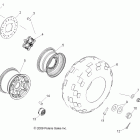 R10WH76AG/AH/AR/AV RANGER 4X4 800 EFI CREW Колесо заднее