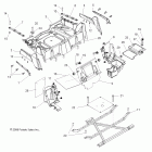 R10VH76 ALL OPTIONS/VY76AZ RANGER RZR 800 EFI Корпус, задняя стойка и крылья