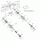 R10VH76 ALL OPTIONS/VY76AZ RANGER RZR 800 EFI Drive train, main gearcase internals 2 (built 5 / 16 / 1...