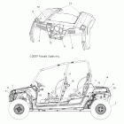 R10XH76AA RANGER RZR 4 800 EFI Наклейки