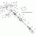 R10XH76AA RANGER RZR 4 800 EFI Drive train, main gearcase internals 2 (built 5 / 17 / 1...