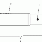 A11RB42AA/A11RD50AA/AB/A11RF50AA RANGER Mid driveshaft (6x6)