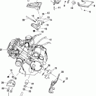 A11RB42AA/A11RD50AA/AB/A11RF50AA RANGER Крепление двигателя
