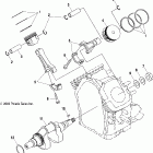 C11RB63AA UTV 1500 2X4 Коленвал и поршни
