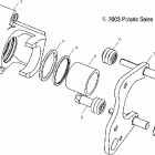 C11RB63AA UTV 1500 2X4 Передний суппорт