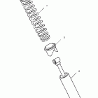 A10RF50AB RANGER 500 6X6 Rear shock