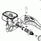 C10CL50AA PTV 6X6 Controls-rh master cylinder / brake line