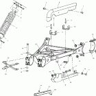 C10CL50AA PTV 6X6 Swing arm weldment (rear)