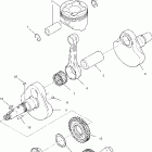 C10RD50AA UTV 4X4 Коленвал и поршни