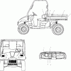 C10RD50AA UTV 4X4 Наклейки