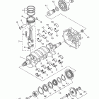 FX1800AHZ/FX1800AHR Коленчатый вал и Поршень