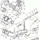 FX CRUISER-FX1000A-F Выхлопная система 1