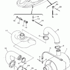 VX110 SPORT-VX1100A-D/VX1100-D/VX1100A-D /VX1100-D E/VX1100A-D /VX1100-D J Выхлопная система 3
