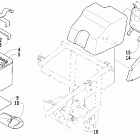 500 FIS Man Storage box and battery assembly