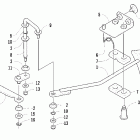 500 FIS Man Front drive shift linkage assembly