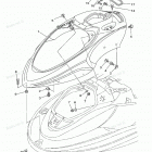 WAVERUNNER XLT1200 - XA1200AA Капот