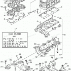 SUV1200 - SV1200Z Cylinder. Crankcase